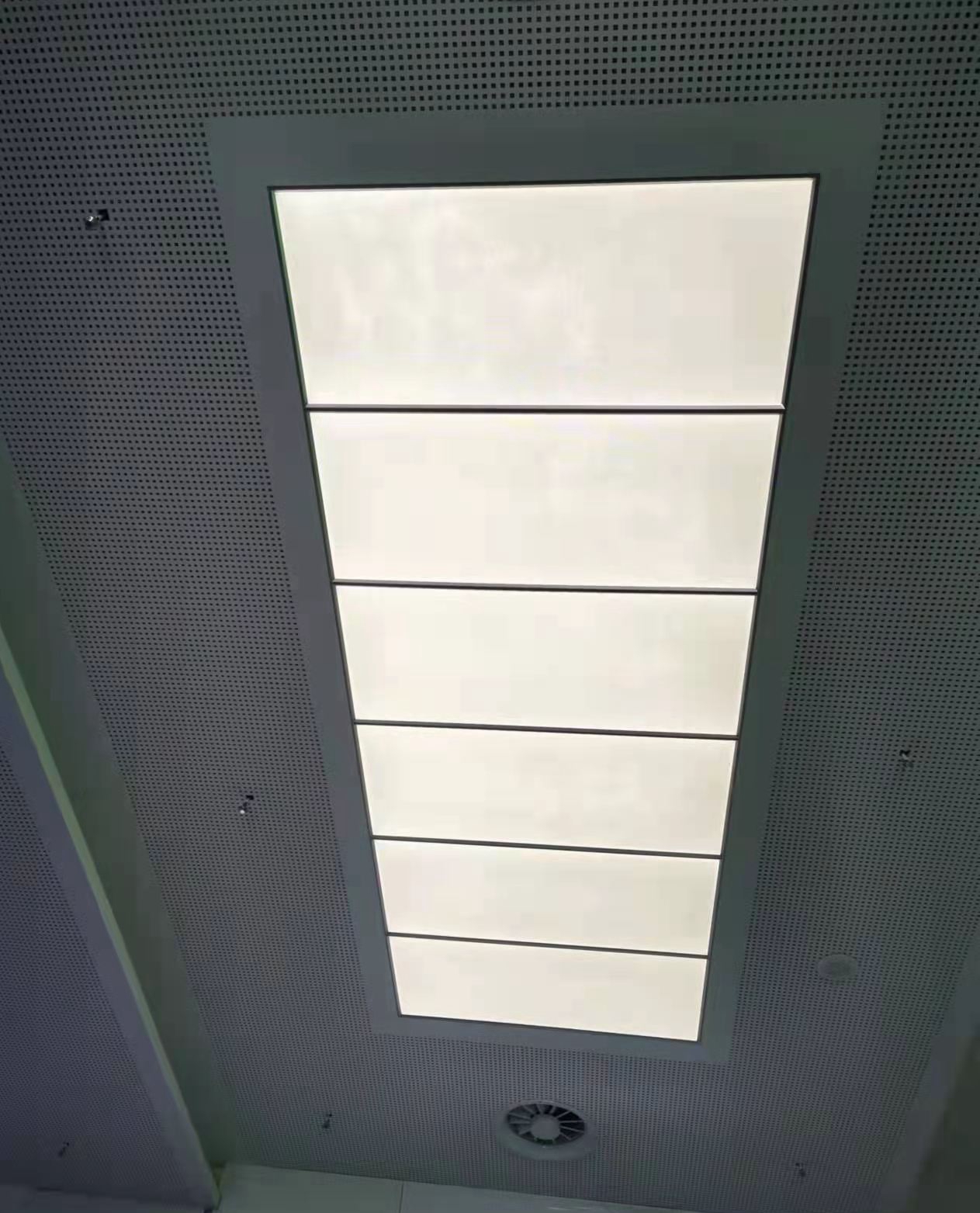 Single LED Fabric Panel for Office Ceiling Light