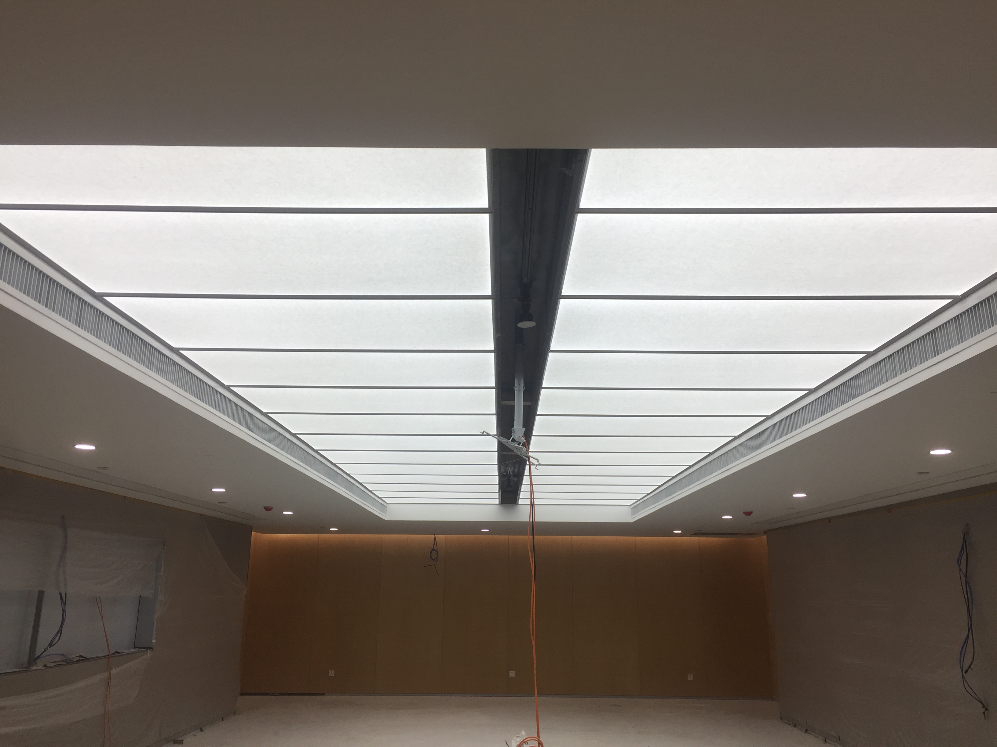 Fabric Ceiling Light Panel Construction